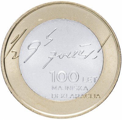 купить Словения 3 евро (euro) 2017 "100 лет Майской декларации"