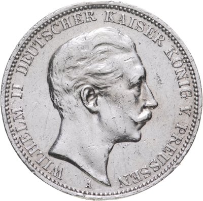 купить Германская империя, Пруссия 3 марки (mark) 1910