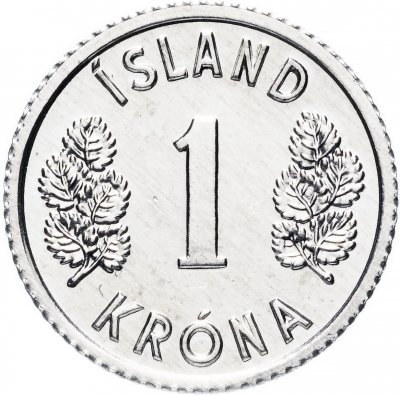 купить Исландия 1 крона (crown) 1976