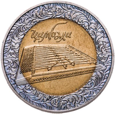 купить Украина 5 гривен 2006 "Народные музыкальные инструменты - Цимбалы"