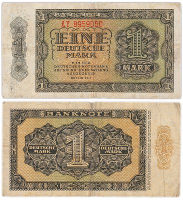 купить Германия ГДР 1 марка 1948