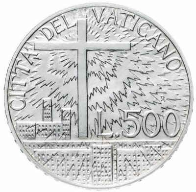 купить Ватикан 500 лир (lire) 1991 Социальная доктрина