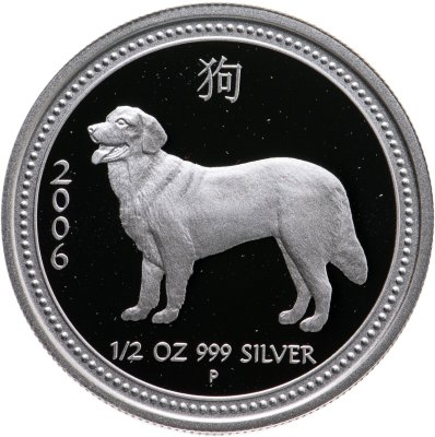 купить Австралия 50 центов 2006 "Собака"