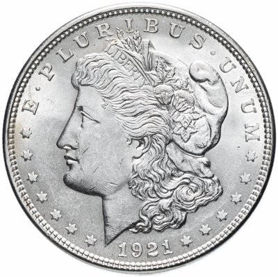 купить США 1 доллар 1921 "доллар Моргана" Ag900 26.73 г