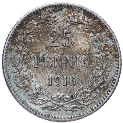 купить 25 пенни (pennia) 1916 S