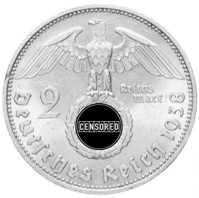 купить Фашистская Германия (Третий Рейх) 2 рейхсмарки 1938 "Е"