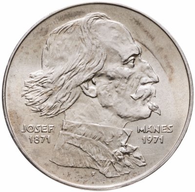 купить Чехословакия 100 крон (korun) 1971 "100 лет со дня смерти Йозефа Манеса"