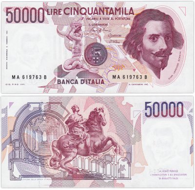 купить Италия 50000 лир 1984 (Pick 113a)