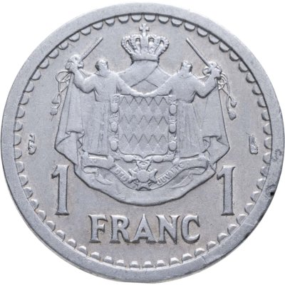 купить Монако 1 франк (franc) 1943