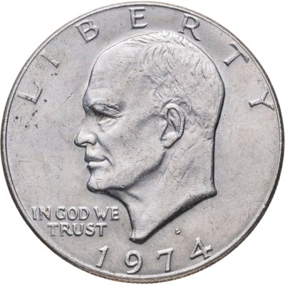 купить США 1 доллар (dollar) 1971-1978 доллар Эйзенхауэра (случайный год, случайный монетный двор)