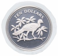 Купить Белиз 10 долларов 1974 FM-Franklin Mint