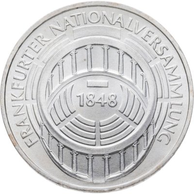 купить Германия 5 марок (deutsche mark) 1973 125 лет со дня открытия Национального Собрания