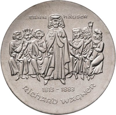 купить Германия (ГДР) 10 марок 1983 "100 лет со дня смерти Рихарда Вагнера"