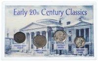 Купить США набор монет 1903-1944 (4 монеты в футляре)