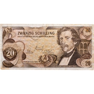 купить Австрия 20 шиллингов 1967 (Pick 142а(1)