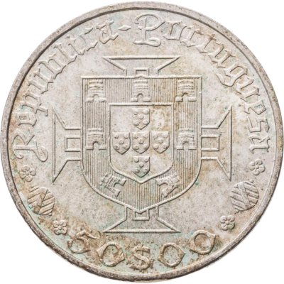 купить Португалия 50 эскудо (escudos) 1969 500 лет со дня рождения Васко да Гама
