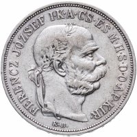 купить Австро-Венгрия 5 крон (korona) 1900, монета для Венгрии