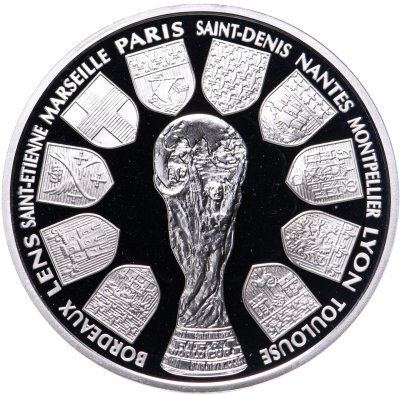 купить Франция 10 франков (francs) 1998 Чемпионат мира по футболу 1998 - Кубок