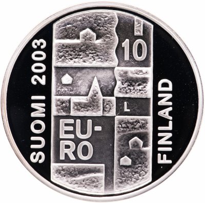 купить Финляндия 10 euro (евро) 2003 "200 лет со смерти Андерса Чюдениуса"