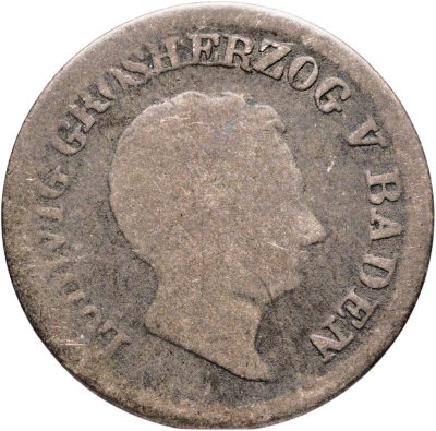 купить Германия, Баден 3 крейцера 1830