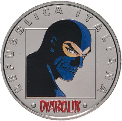 купить Италия 5 евро 2023 Комиксы Diabolik - Diabolik