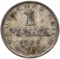 купить Германия (Веймарская Республика) 1 марка 1924 A