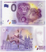 купить 0 евро (euro) "Обезьяний парк «Аффенберг Залем»" 2016 1-серия (XE JB-1)