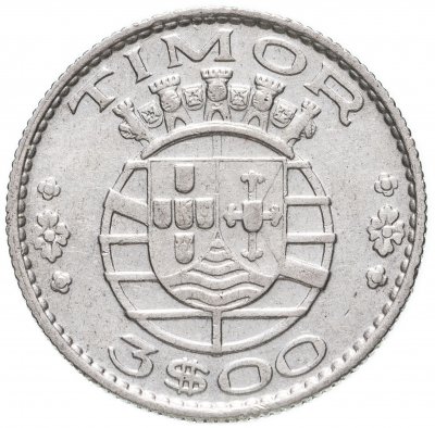 купить Португальский Тимор 3 эскудо (escudos) 1958
