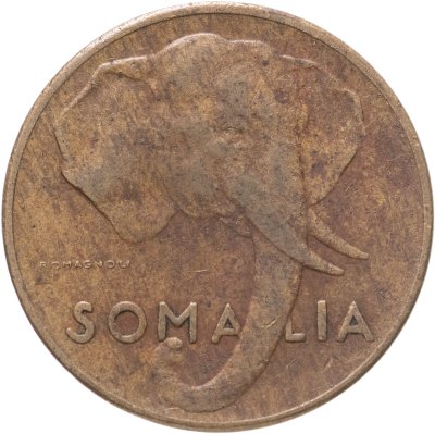 купить Сомали 5 чентезимо (centesimi) 1950