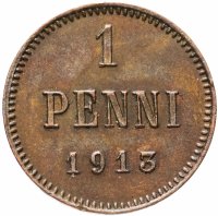 Купить 1 пенни (penny) 1913