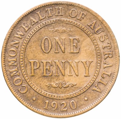 купить Австралия 1 пенни (penny) 1920