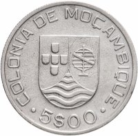 купить Мозамбик 5 эскудо 1935