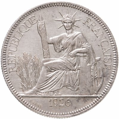 купить Французский Индокитай 1 пиастр (piastre) 1926