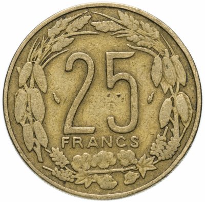 купить Центральная Африка (BEAC) 25 франков (francs) 1985