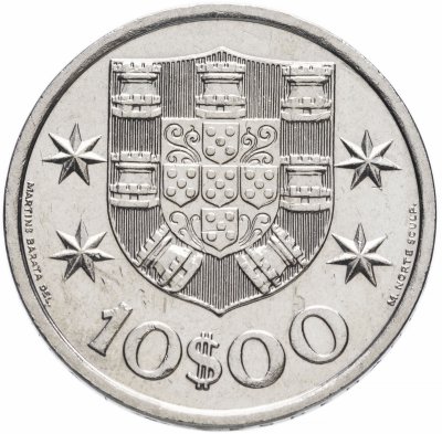 купить Португалия 10 эскудо (escudos) 1971-1974, случайная дата