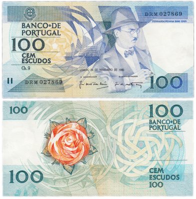 купить Португалия 100 эскудо 1988 (Pick 179f) (24.11.1988) Вариант подписи 1