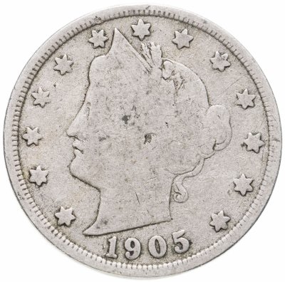 купить США 5 центов (cents) 1905 Liberty Nickel