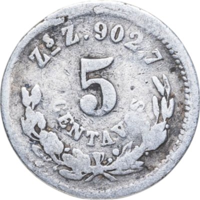 купить Мексика 5 сентаво (centavos) 1894