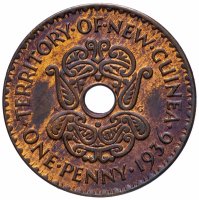 Купить Новая Гвинея 1 пенни (penny) 1936