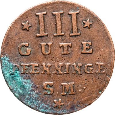 купить Германия, Мекленбург-Стрелиц 3 пфеннига 1794