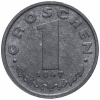 Купить Австрия 1 грош (groschen) 1947