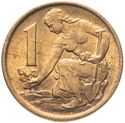 купить Чехословакия 1 крона (koruna) 1962