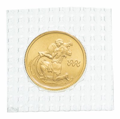 купить 25 рублей 2003 СПМД Водолей, в запайке