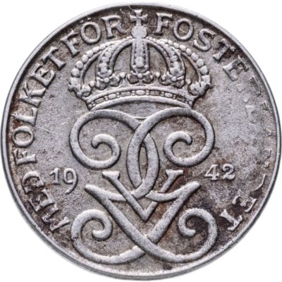 купить Швеция 1 эре (ore) 1942