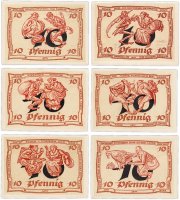 купить Германия (Тюрингия: Арнштадт) набор из 6 нотгельдов 1921 (43/B1)