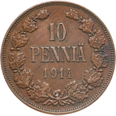 купить 10 пенни (pennia) 1914