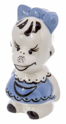 купить Статуэтка "Обезьянка" , фарфор, роспись, СССР, 1980-1991 гг.