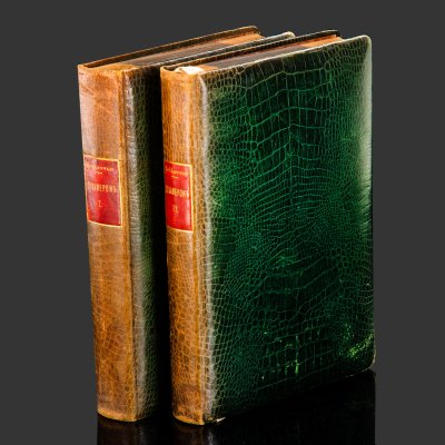 купить Бокаччо Дж. "Декамерон" Том 1-2, бумага, печать, кожа, тиснение, золотой обрез, Типо-литография товарищества «И.Н. Кушнерев и Ко», Российская империя, 1891-1892 гг.