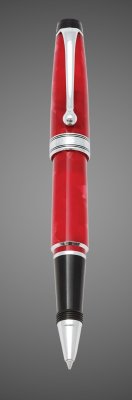 купить Ручка-роллер Aurora Fuoco Mini Marble Red CT, в подарочной коробке, Драгметаллы: родий, смола, 2026 г.