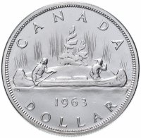 Купить Канада 1 доллар (dollar) 1963